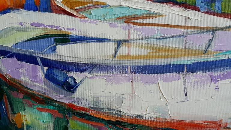 Original Expressionism Landscape Painting by Viktorija Lapteva