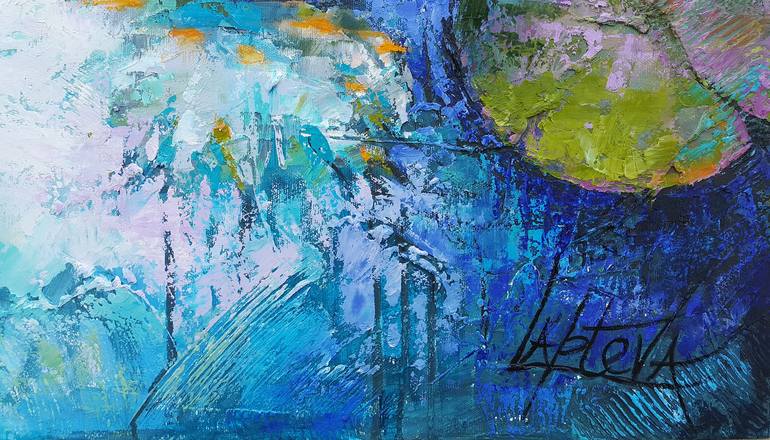 Original Impressionism Landscape Painting by VIKTORIJA LAPTEVA