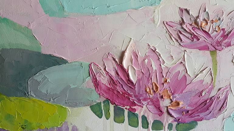 Original Abstract Expressionism Abstract Painting by Viktorija Lapteva