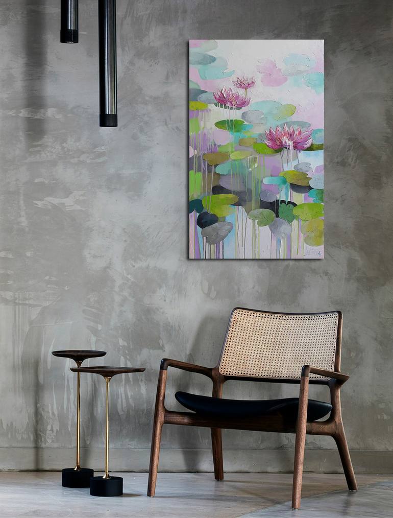Original Abstract Expressionism Abstract Painting by Viktorija Lapteva