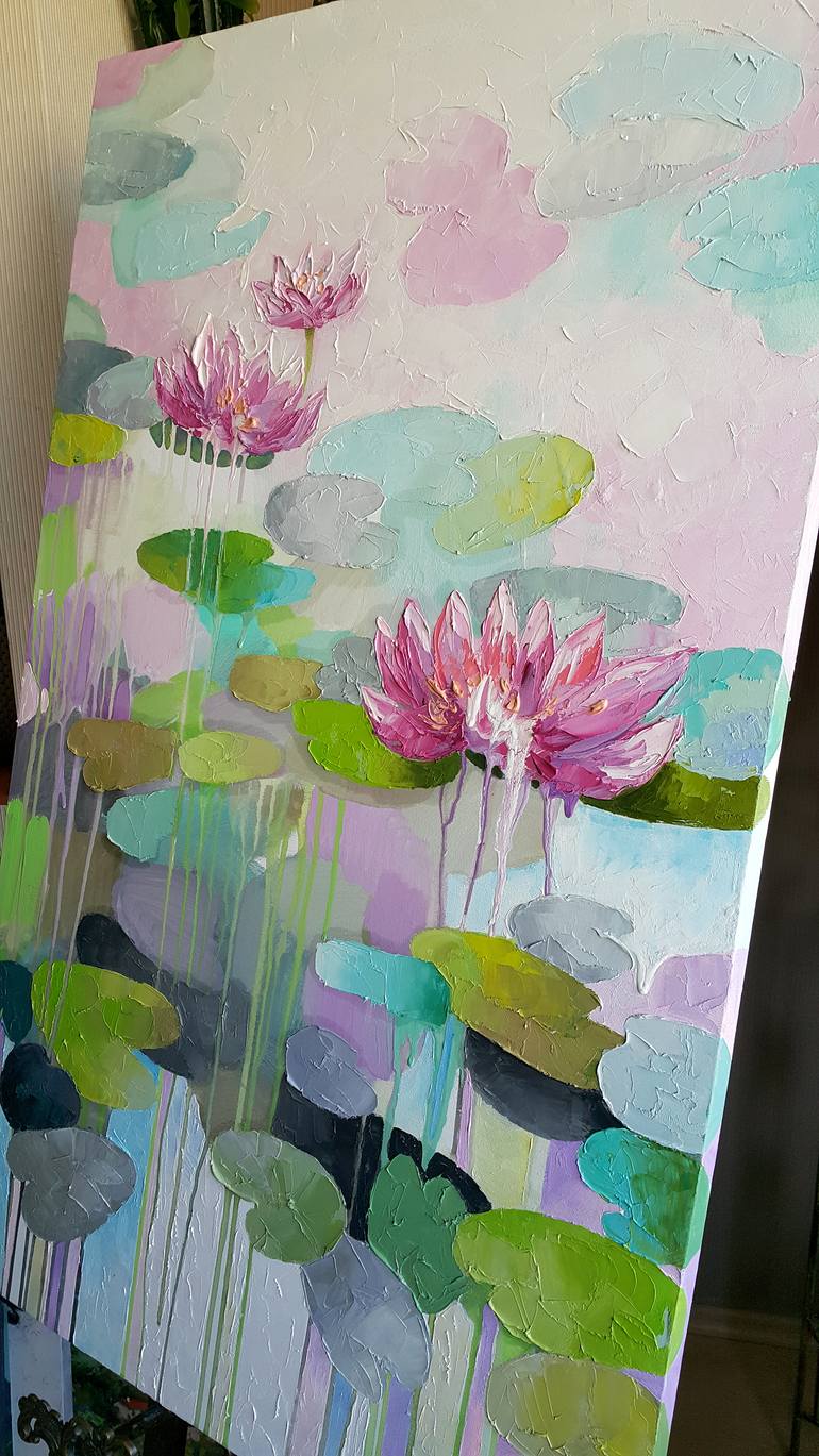 Original Abstract Expressionism Abstract Painting by Viktorija Lapteva