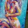 Painting Nude girl Studio
