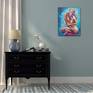 Painting Nude girl Interior