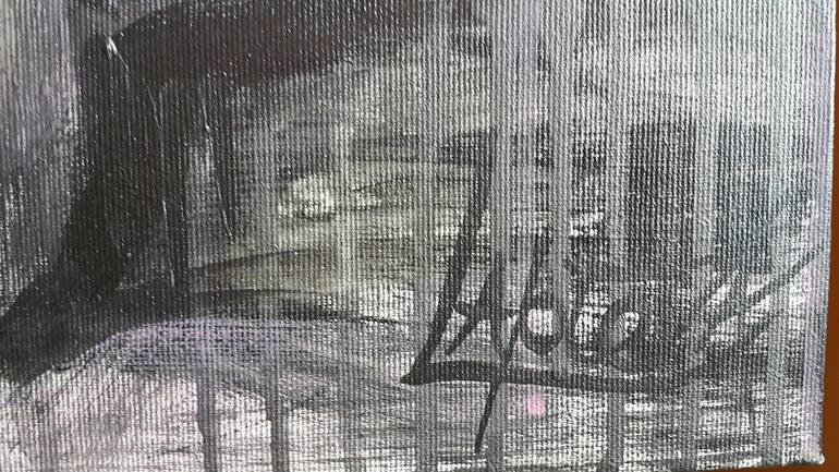 Original Abstract Expressionism Nude Painting by Viktorija Lapteva