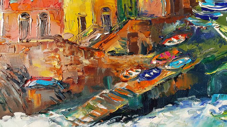 Original Expressionism Landscape Painting by Viktorija Lapteva