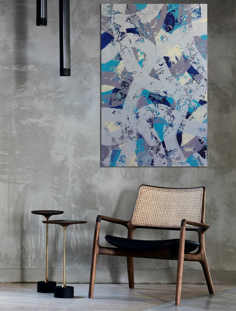 Original Abstract Expressionism Abstract Painting by Viktorija Lapteva