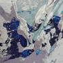 Invisible thoughts - abstract painting Detail