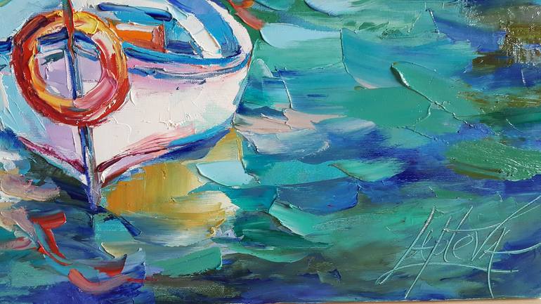 Original Expressionism Architecture Painting by Viktorija Lapteva