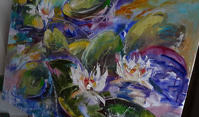 Original Abstract Expressionism Abstract Painting by Viktorija Lapteva