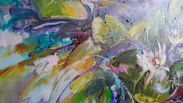 Original Abstract Expressionism Abstract Painting by Viktorija Lapteva