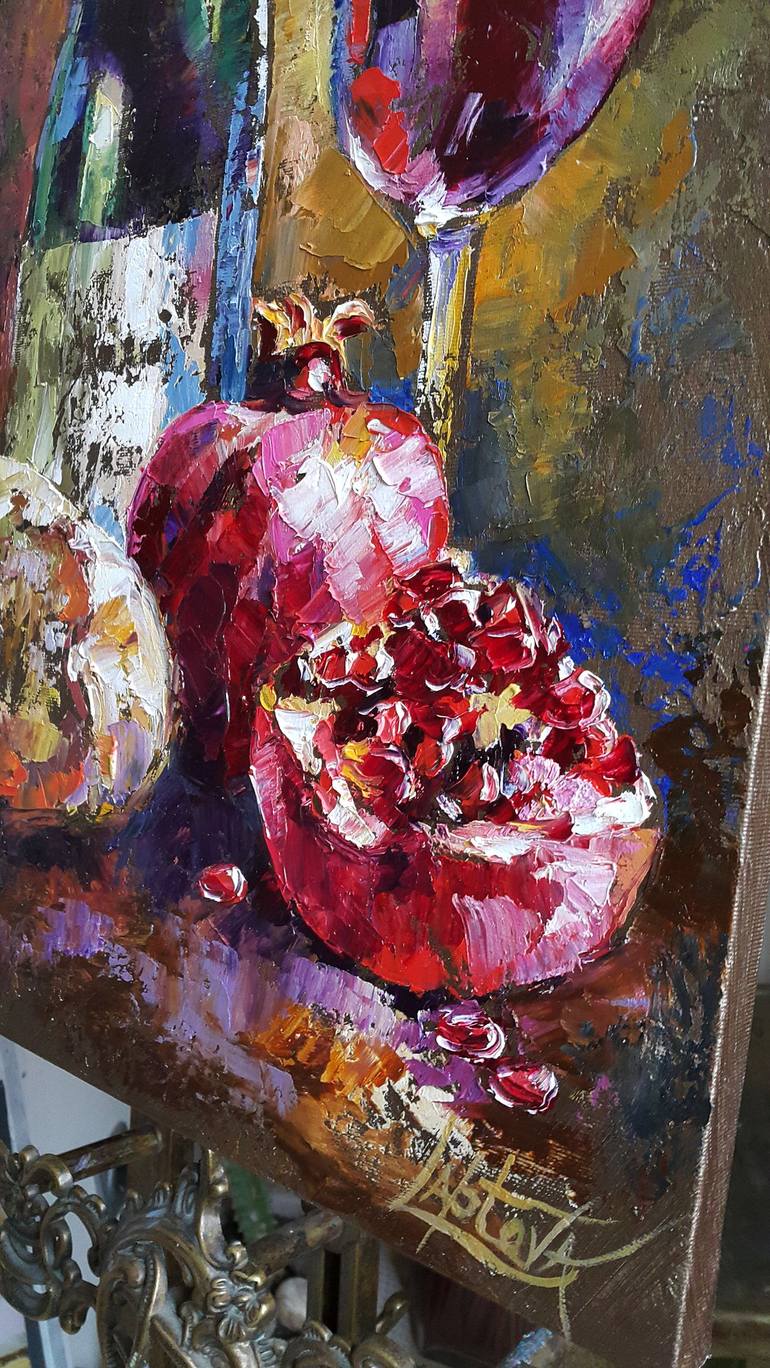 Original Expressionism Still Life Painting by VIKTORIJA LAPTEVA