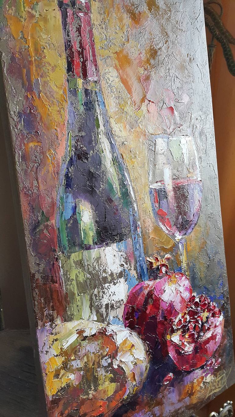 Original Expressionism Still Life Painting by VIKTORIJA LAPTEVA