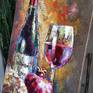 Painting Astringency of red wine Studio