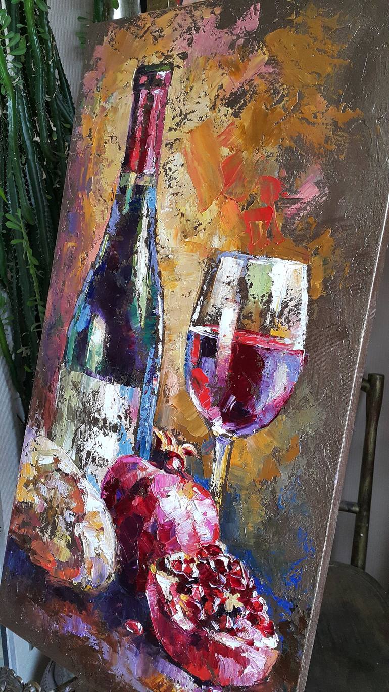 Original Expressionism Still Life Painting by VIKTORIJA LAPTEVA