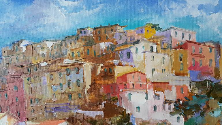 Original Expressionism Travel Painting by Viktorija Lapteva