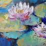 Morning Pond Water lilies Detail
