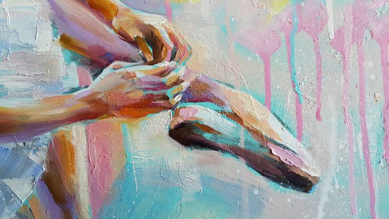 Original Expressionism Women Painting by Viktorija Lapteva