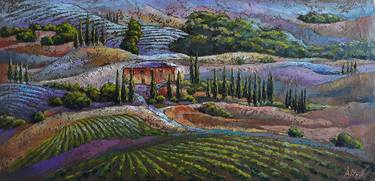 Saatchi Art Artist VIKTORIJA LAPTEVA; Paintings, “Tuscany Italy , Painting landscape , original oil painting” #art