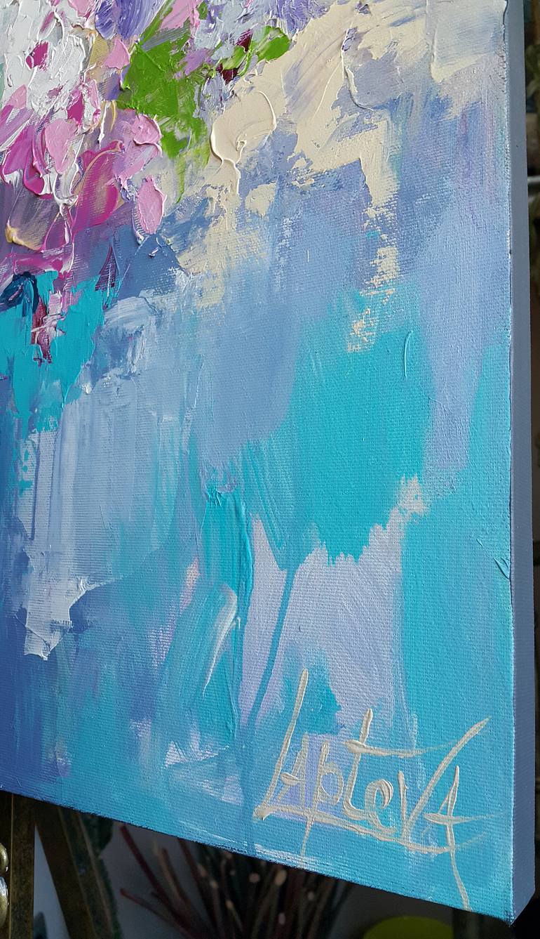 Original Abstract Expressionism Abstract Painting by Viktorija Lapteva