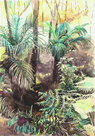 Print of Nature Paintings by Andrea Lacher-Bryk