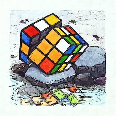 Washed Up: Rubik's Cube - Contemplation thumb