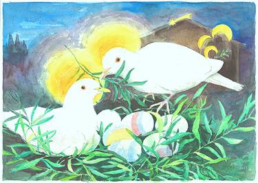 Print of Seasons Paintings by Andrea Lacher-Bryk