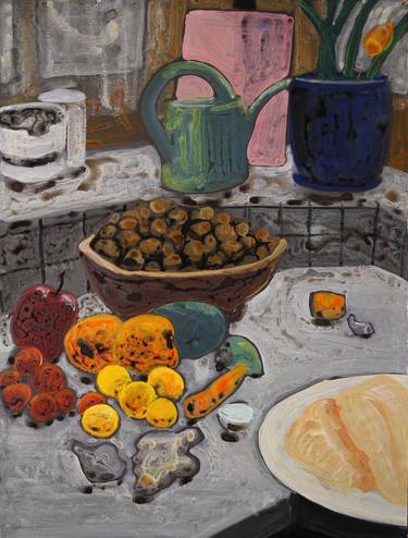 Print of Fine Art Cuisine Paintings by Andrea Lacher-Bryk
