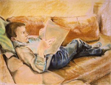 Original Figurative Children Drawings by Andrea Lacher-Bryk