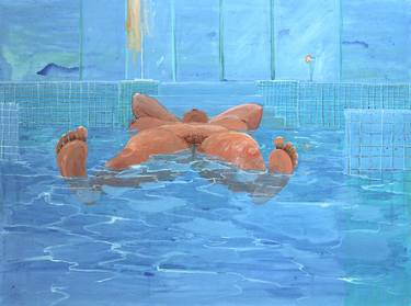 Original Figurative Nude Paintings by Andrea Lacher-Bryk