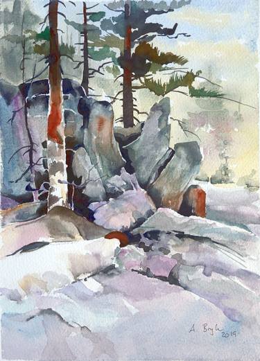 Original Nature Paintings by Andrea Lacher-Bryk