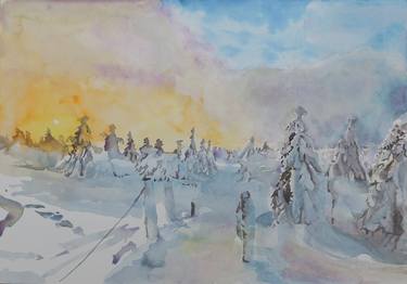 Original Seasons Paintings by Andrea Lacher-Bryk