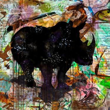 Original Abstract Expressionism Abstract Paintings by Andrej Barov