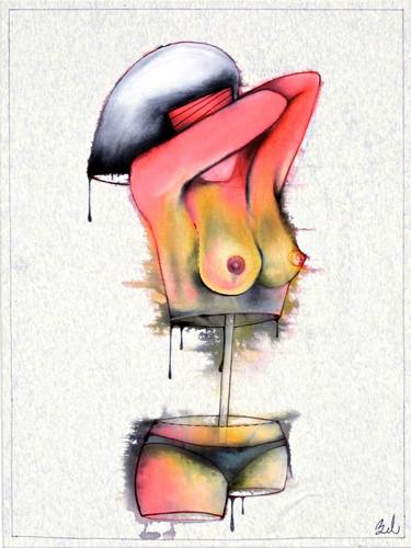 Print of Modern Body Paintings by Belen Velasco
