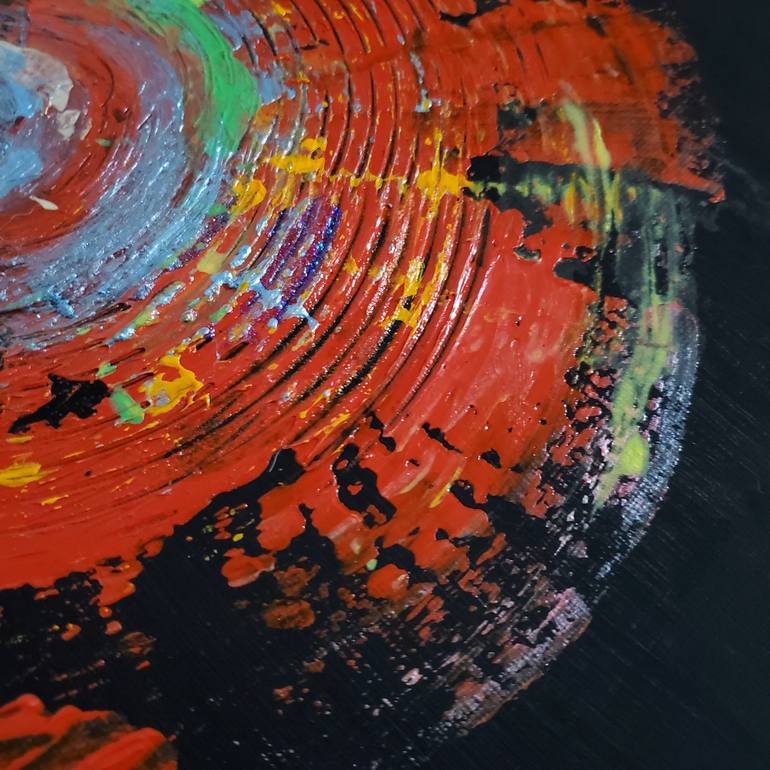 Original Abstract Expressionism Abstract Painting by Sally Chan