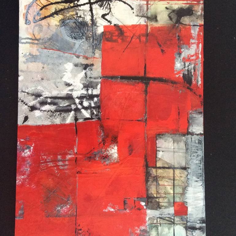 Original Abstract Painting by Jan Widner