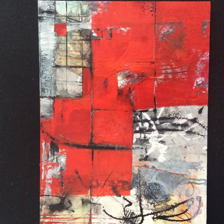 Original Abstract Painting by Jan Widner