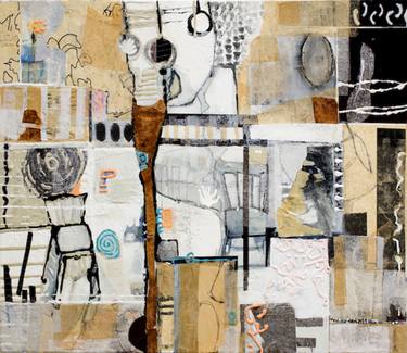 Original Abstract Collage by Jan Widner