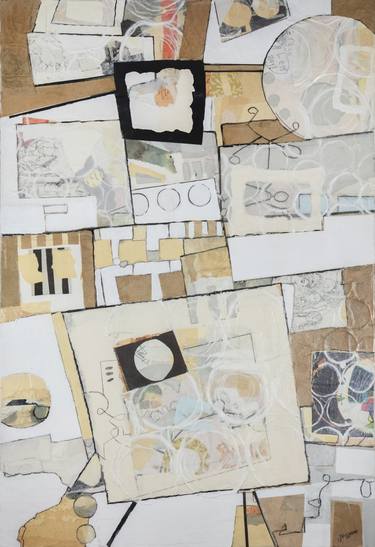 Original Abstract Collage by Jan Widner