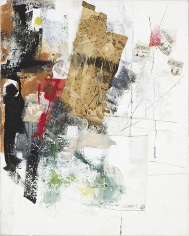 Original Conceptual Abstract Collage by Jan Widner