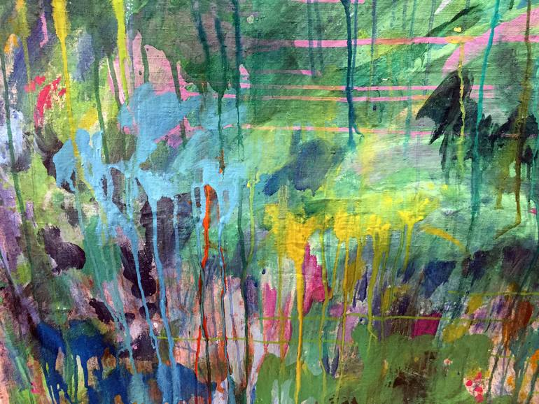 Original Abstract Expressionism Abstract Painting by Maja Genc