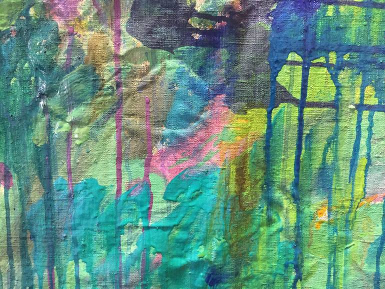 Original Abstract Expressionism Abstract Painting by Maja Genc
