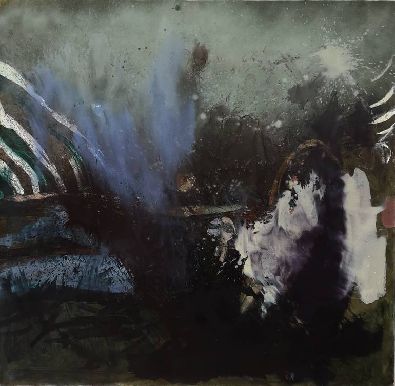 War zone Painting by Gagyi Botond | Saatchi Art