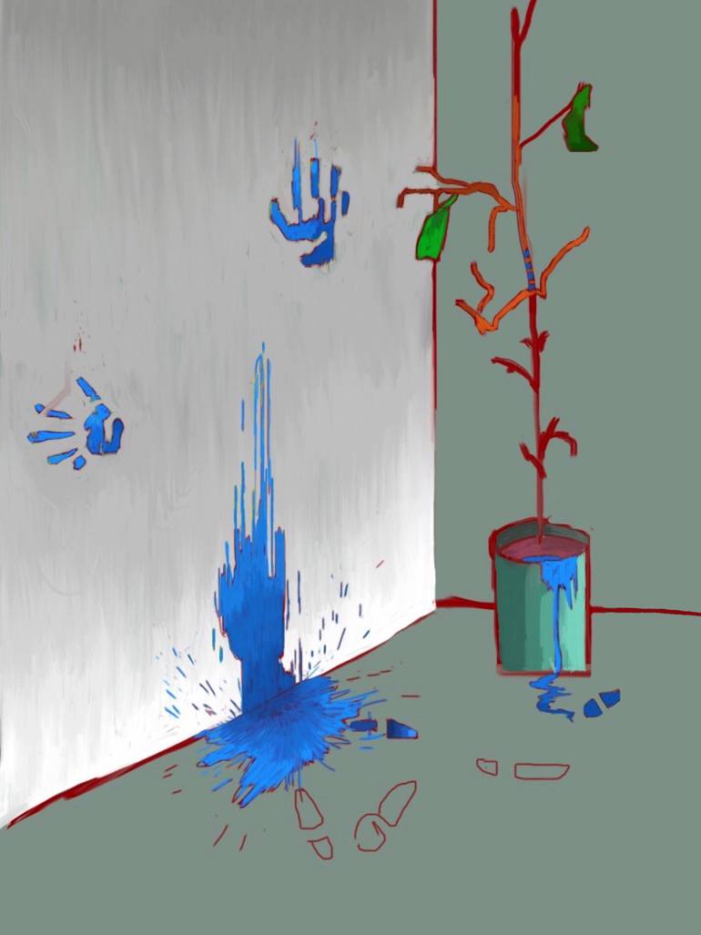 Paint Eater Drawing by William J Roberts Saatchi Art