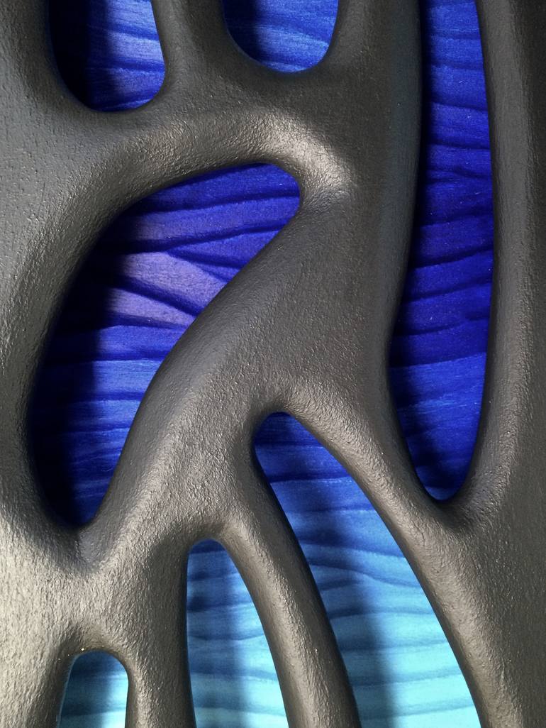 Original Abstract Wall Sculpture by Greg Joubert