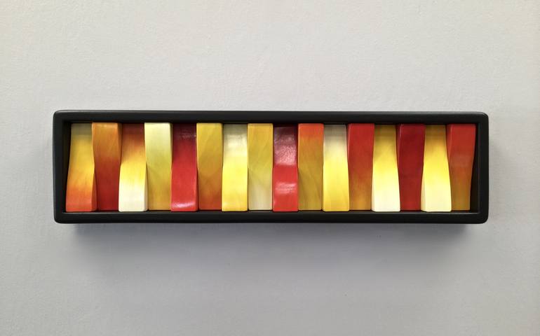 Original Abstract Wall Sculpture by Greg Joubert