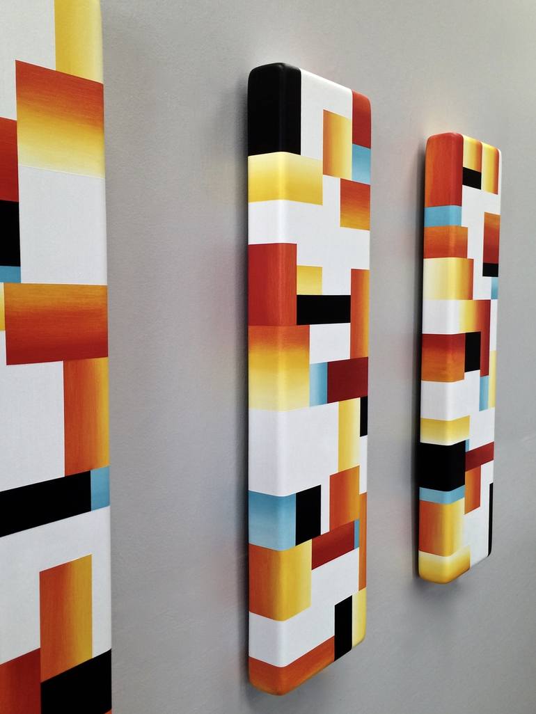 Original Abstract Wall Sculpture by Greg Joubert