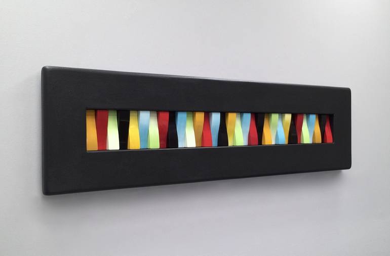 Original Abstract Wall Sculpture by Greg Joubert