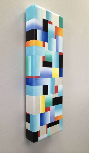 Original Abstract Wall Sculpture by Greg Joubert