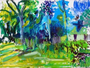 Original Documentary Landscape Painting by Maureen Shea