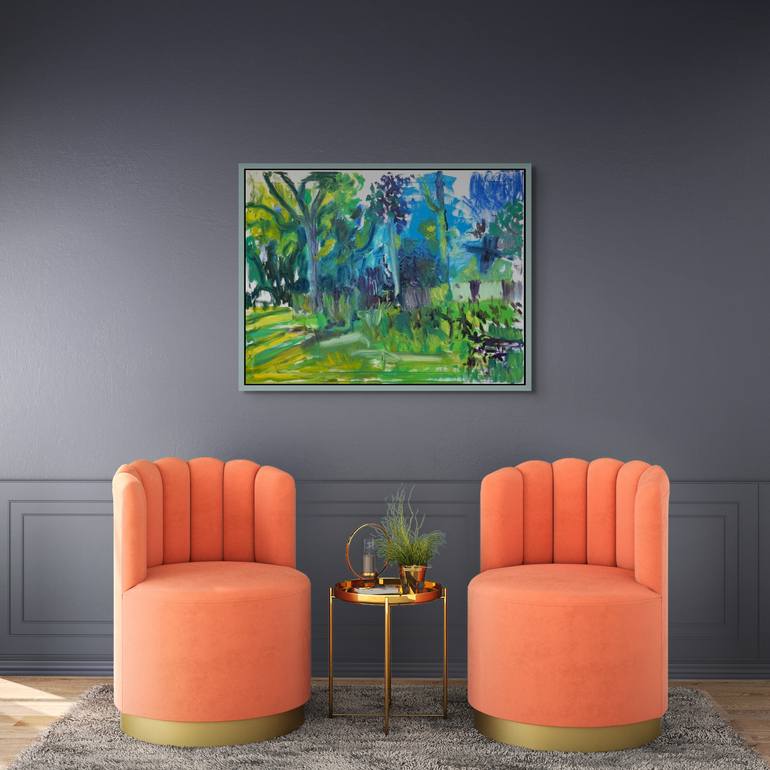 Original Documentary Landscape Painting by Maureen Shea